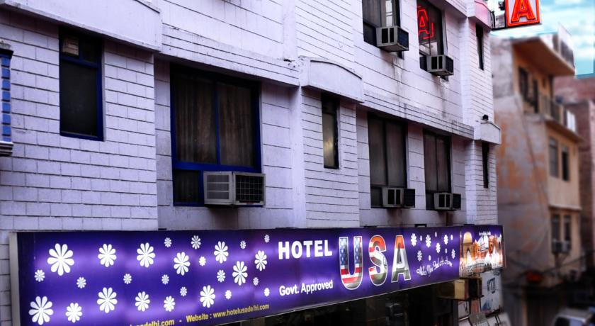 Hotel Usa New Delhi Buitenkant foto