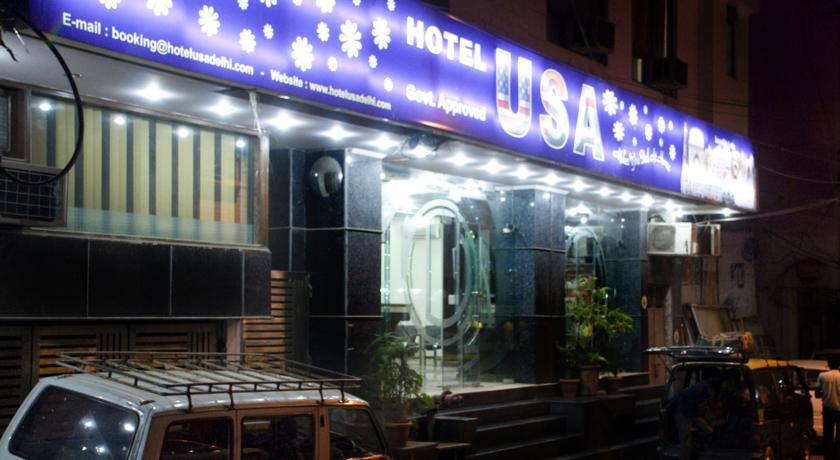 Hotel Usa New Delhi Buitenkant foto